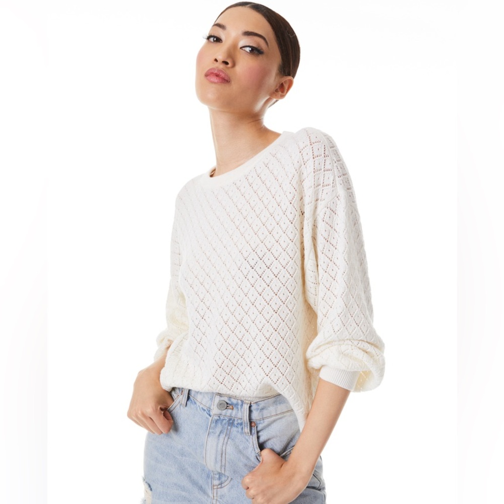 Angeline Crop Pullover -Alice and Olivia New with tags